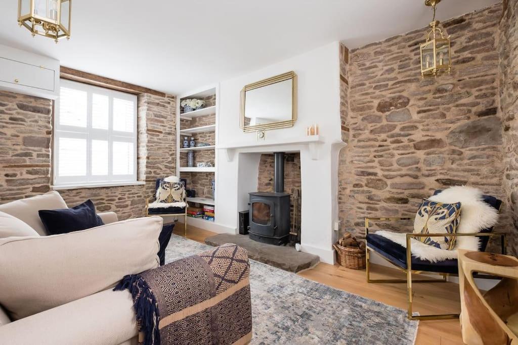 Luxury Cottage Near Hay-On-Wye Llanigon Eksteriør billede